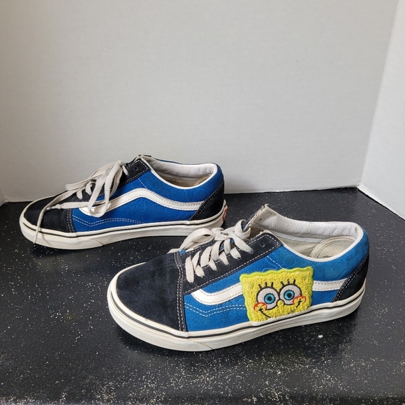 Vans Black and Blue Spongebob Sneakers - Picture 6 of 9